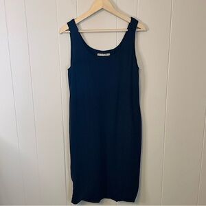 Peruvian Connection Double Layer Pima Cotton Sleeveless Tank Dress Size Large